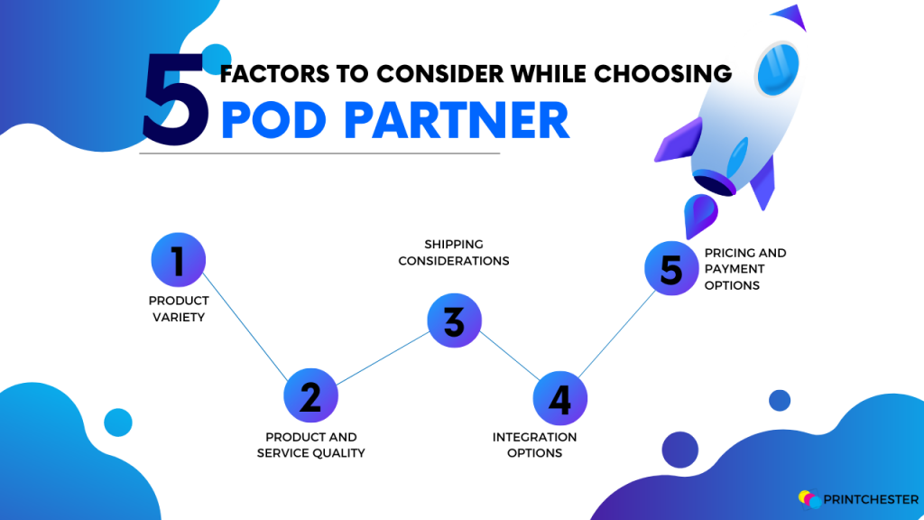 5 factor while choosing POD partner