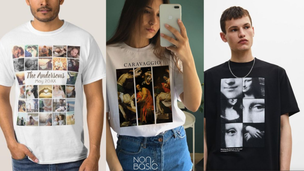 Collage T shirt Design Ideas