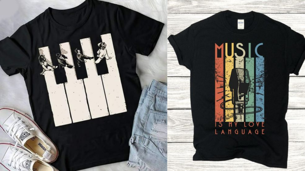 Music t-shirt design idea