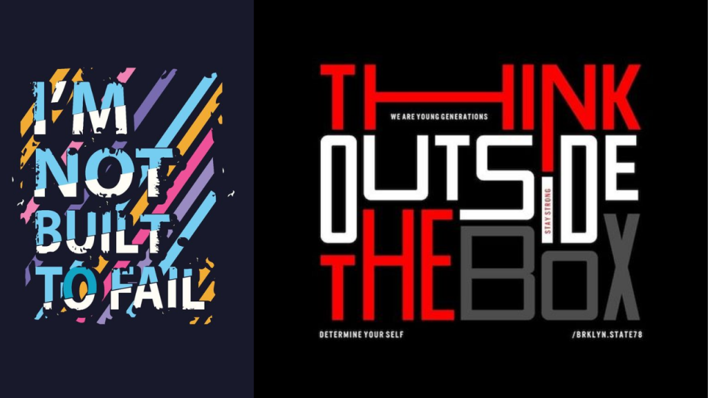 Typography T shirt Design Ideas