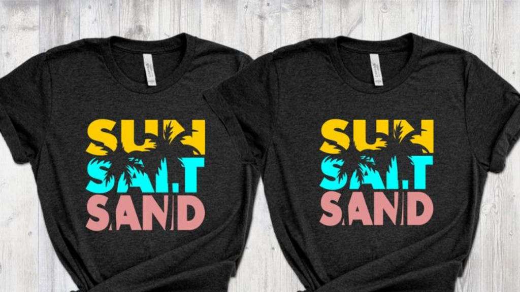beach t-shirt design idea