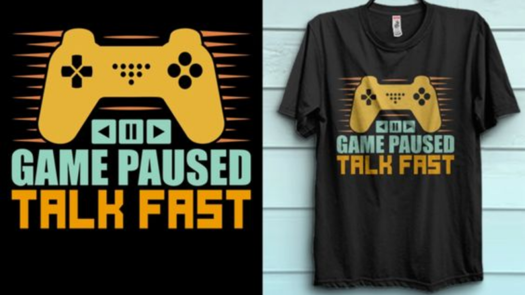 gaming T shirt Design Ideas