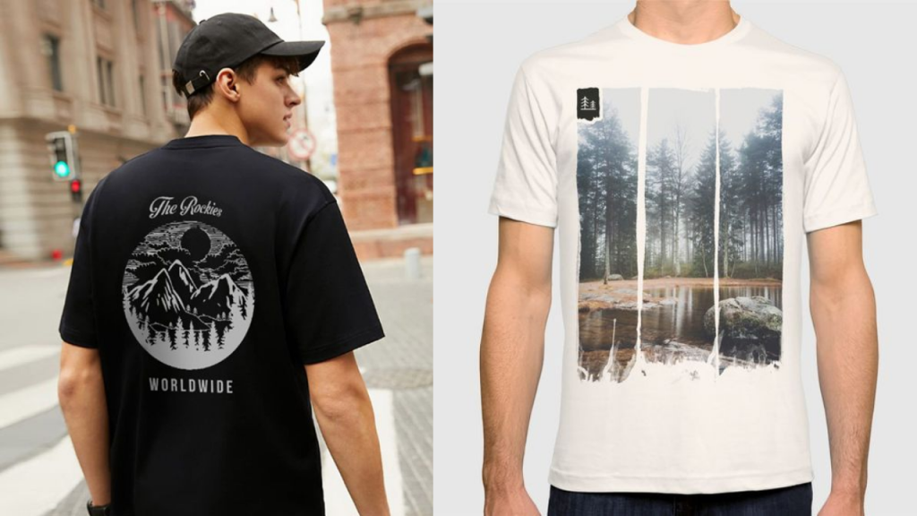 urban landscape T shirt Design Ideas